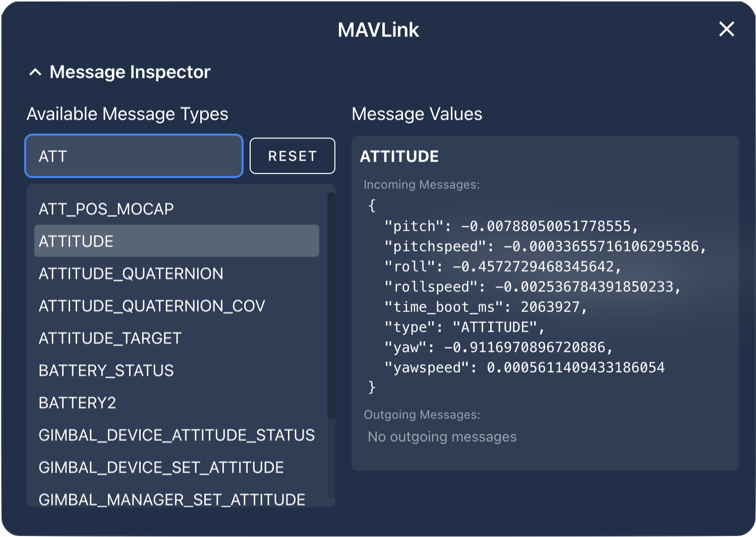 Mavlink Inspector