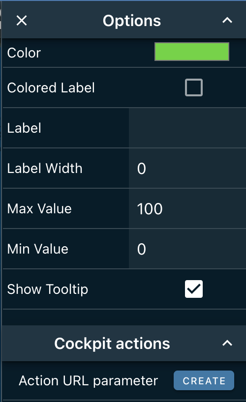 Slider Input Config