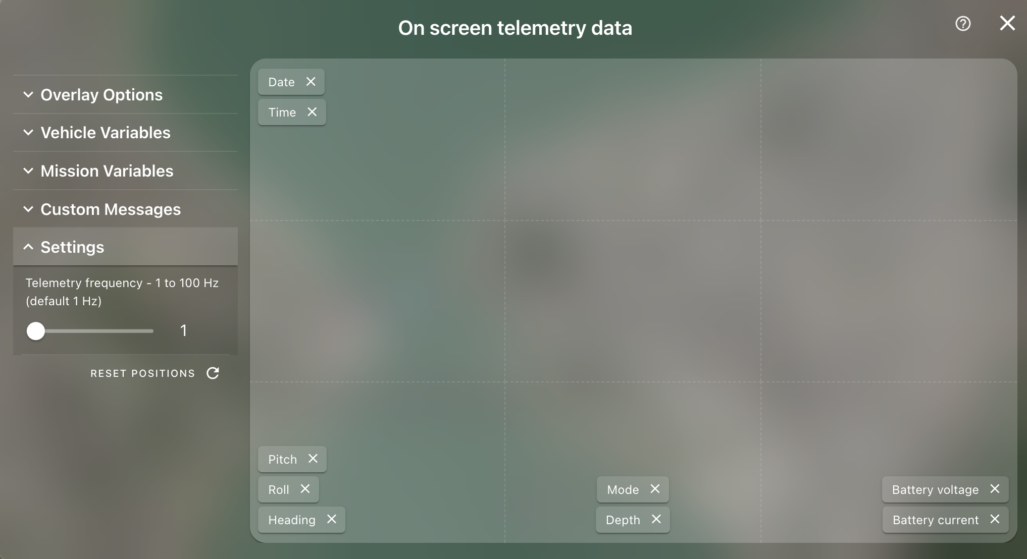 Telemetry Config