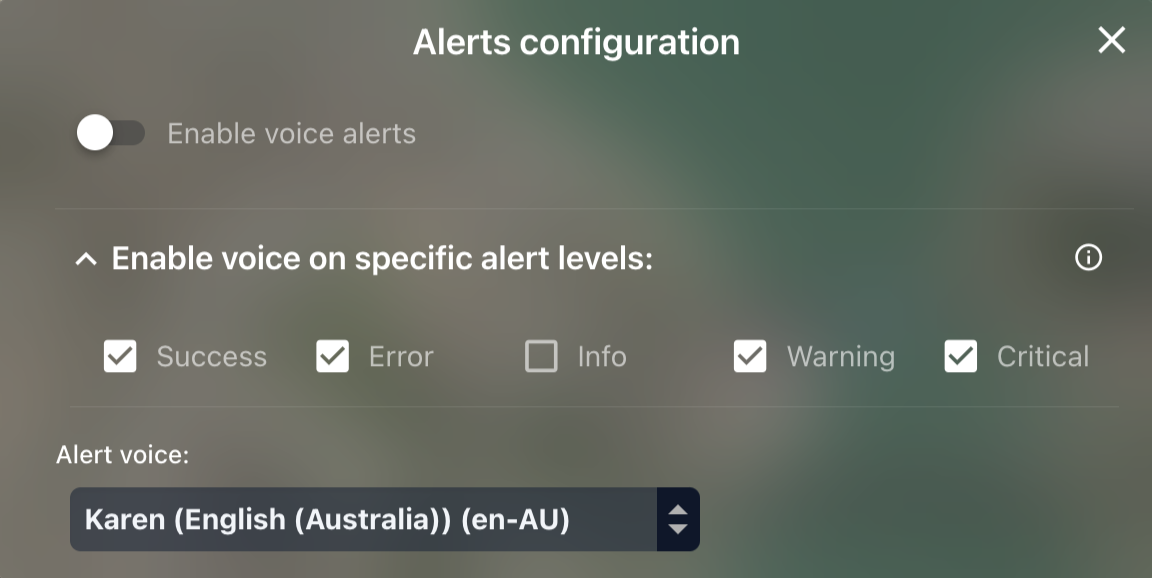 Alert Config