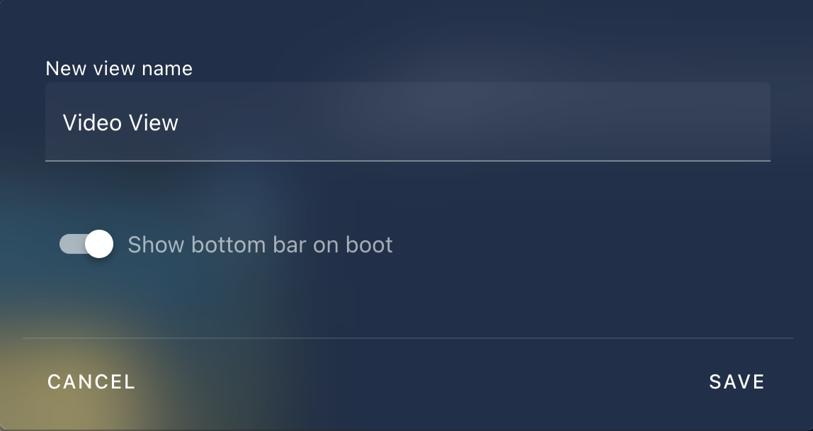 View Config