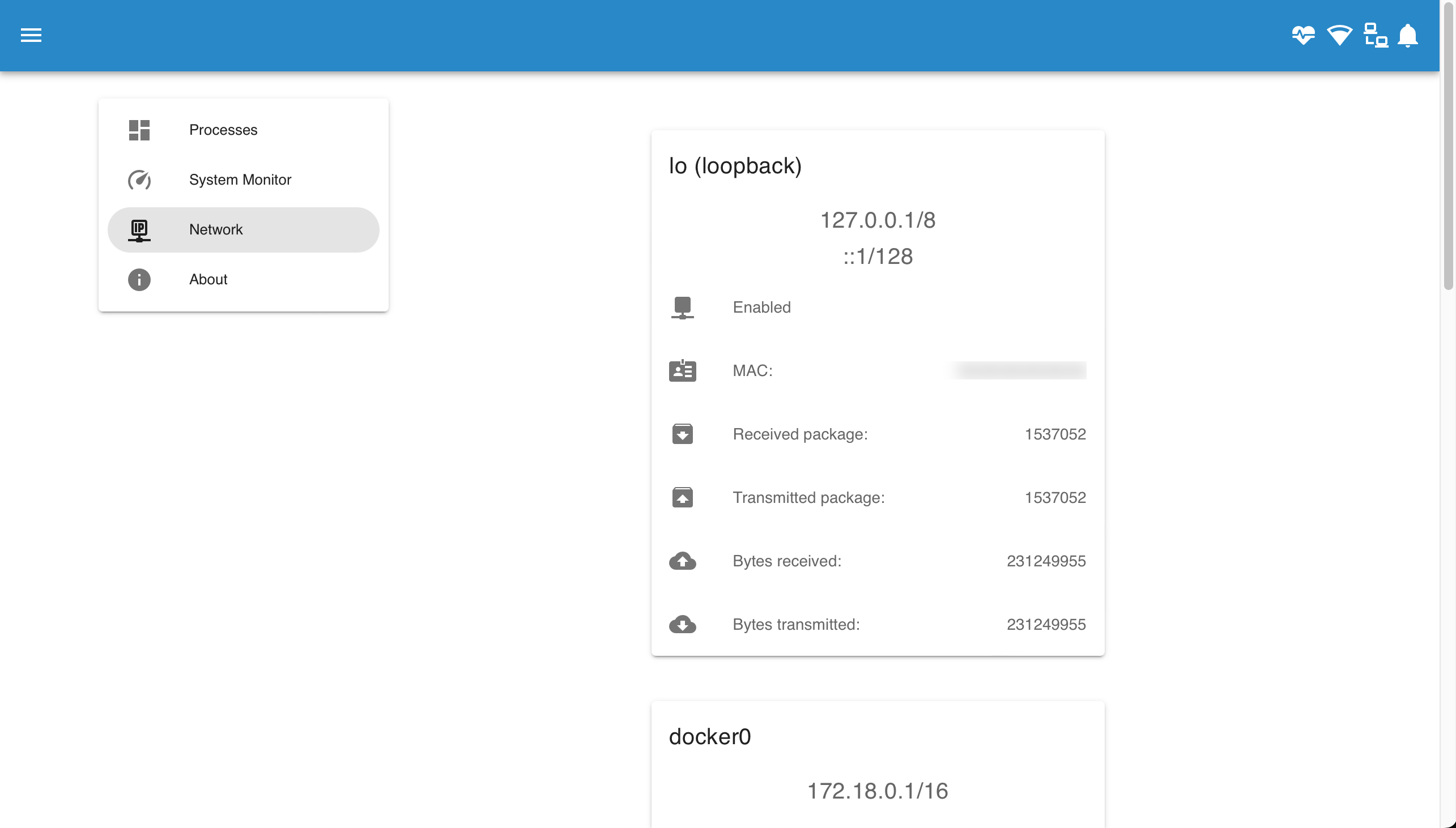 System Info Network