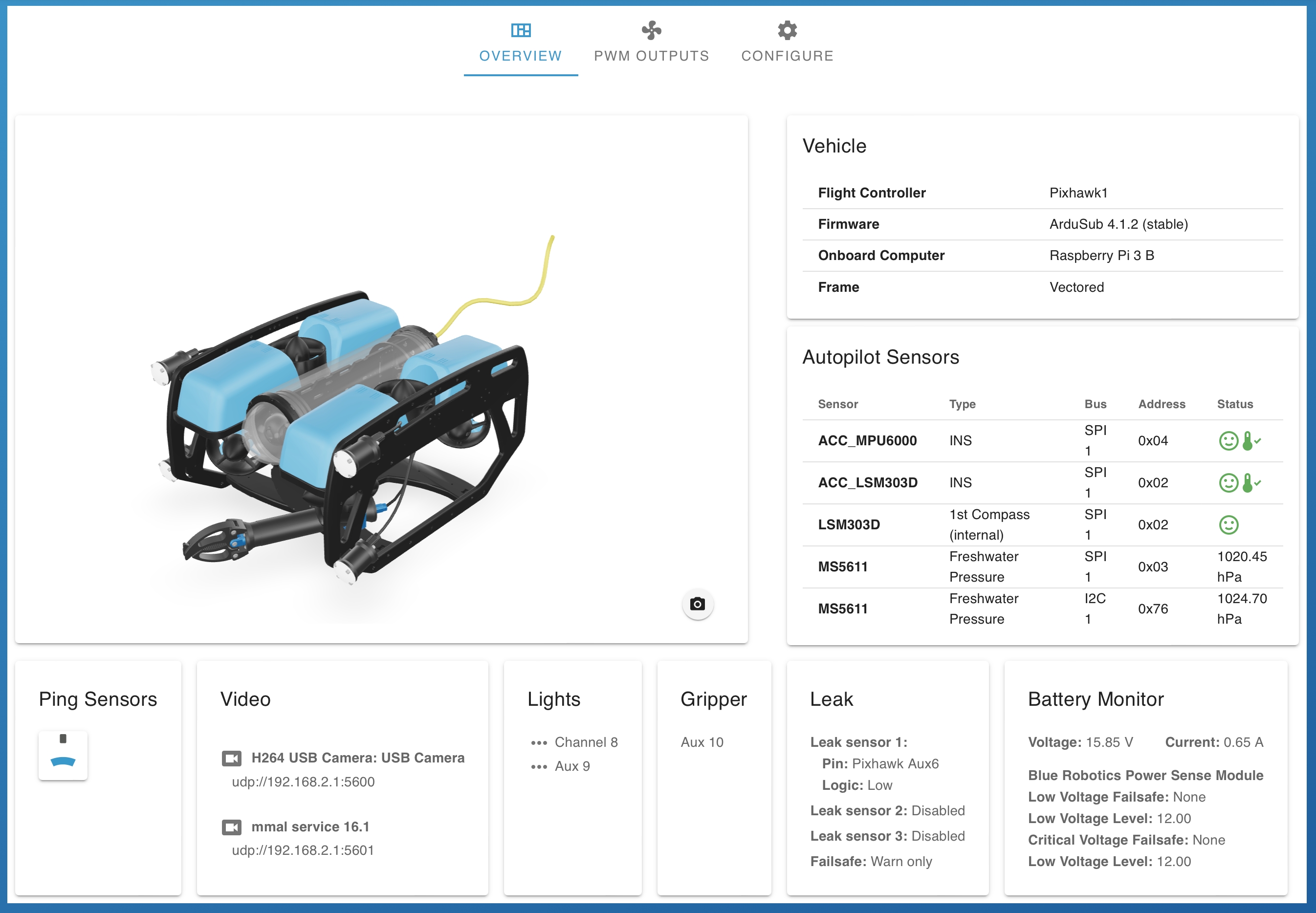 Vehicle Setup Overview