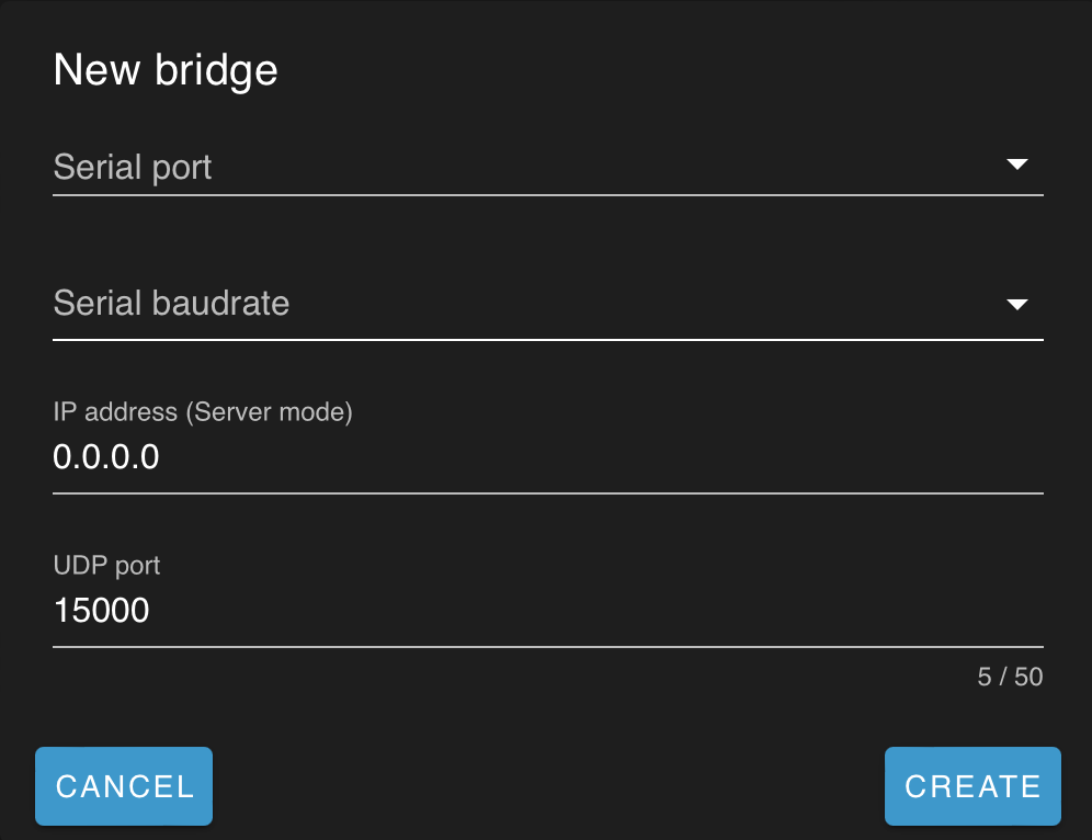 Serial Bridges Example
