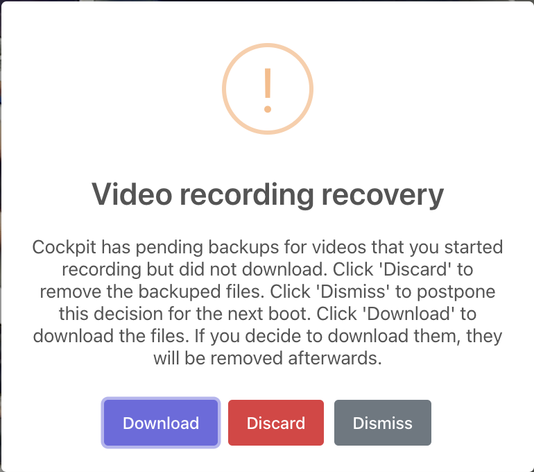 Video Recording Recovery